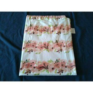 SL Fashions Baby Blanket‎ Micro Mink Reversible Roses Flowers Stripes 40 x 30